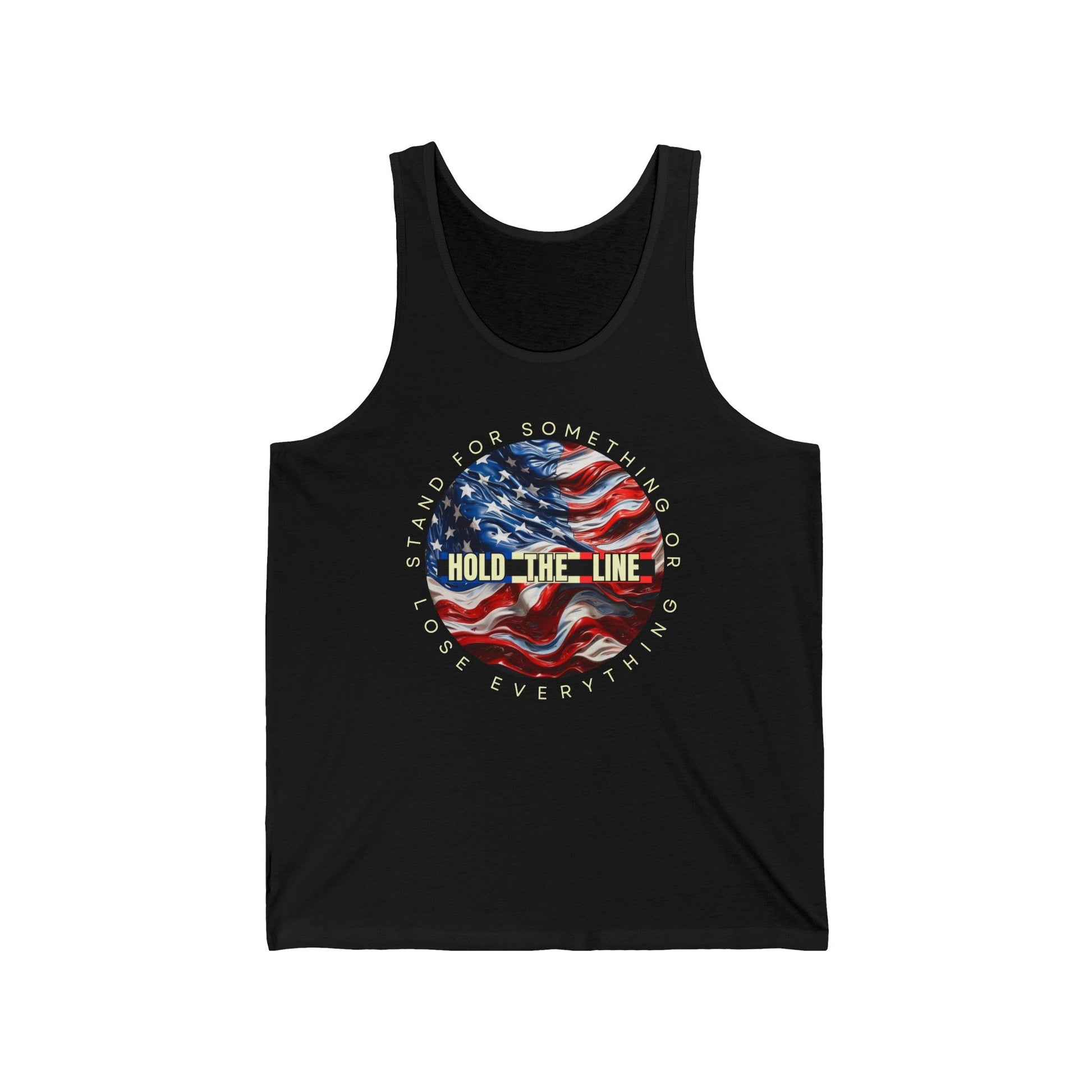 Hold the Line Soft Cotton Tank Top - Discipline Over Motivation 247