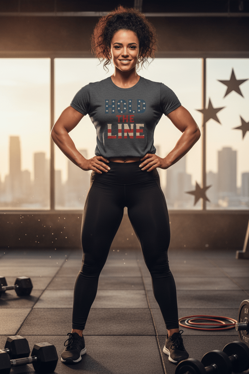 🛡️Hold The Line Tee - Discipline Over Motivation 24/7