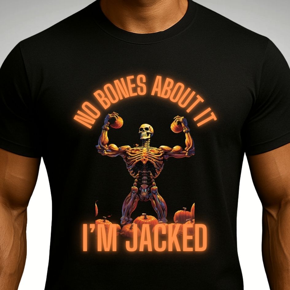 🧛‍♂️ Jacked Halloween T-Shirt – Limited Spooky Season Drop - Discipline Over Motivation 24/7