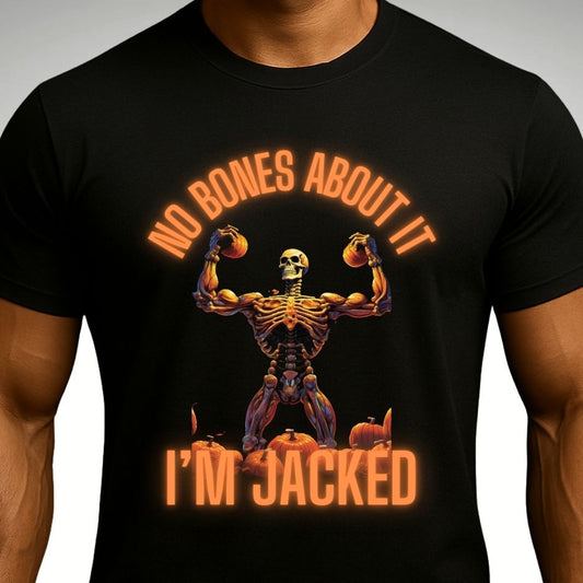 🧛‍♂️ Jacked Halloween T-Shirt – Limited Spooky Season Drop - Discipline Over Motivation 24/7