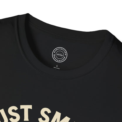 Jacked Just Smile and Lift Heavy Pump Cover Up T-Shirt | Motivational Gym & Weightlifting Apparel - Discipline Over Motivation 24/7