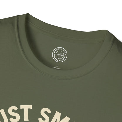 Jacked Just Smile and Lift Heavy Pump Cover Up T-Shirt | Motivational Gym & Weightlifting Apparel - Discipline Over Motivation 24/7