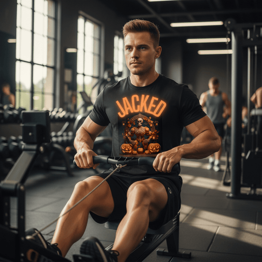 Jacked Skeleton Tee - Discipline Over Motivation 24/7