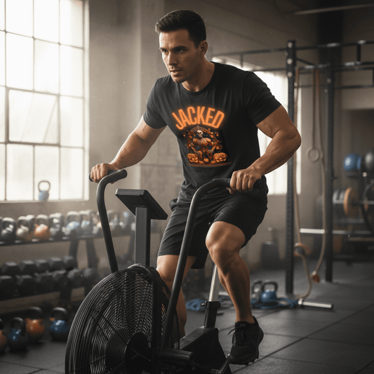 Jacked Skeleton Tee - Discipline Over Motivation 24/7