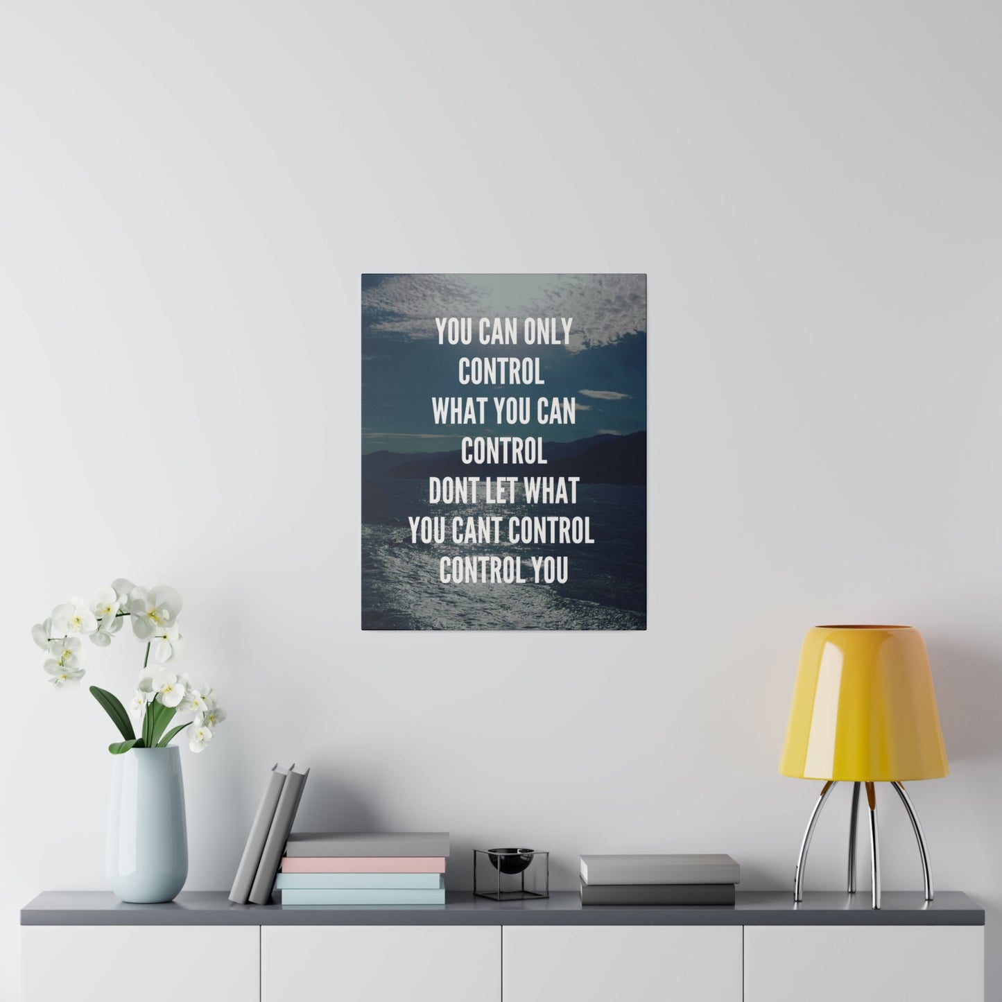 Jalisco Mountains Meet Water Motivational Art | Inspirational Quote | Wall Decor | Print Options - Discipline Over Motivation 247