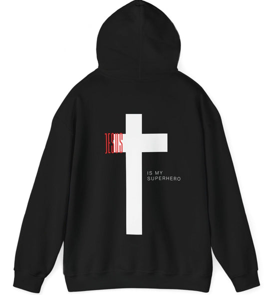 Jesus is My Superhero Faith Hoodie - Discipline Over Motivation 247