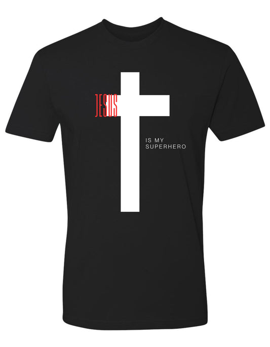 Jesus Is My Superhero Motivational T - Shirt - Discipline Over Motivation 247