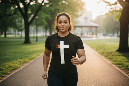 Jesus Is My Superhero Tee - Discipline Over Motivation 24/7