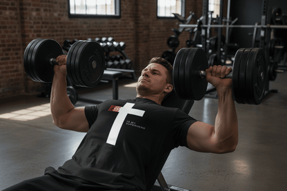 Jesus Is My Superhero Tee - Discipline Over Motivation 24/7