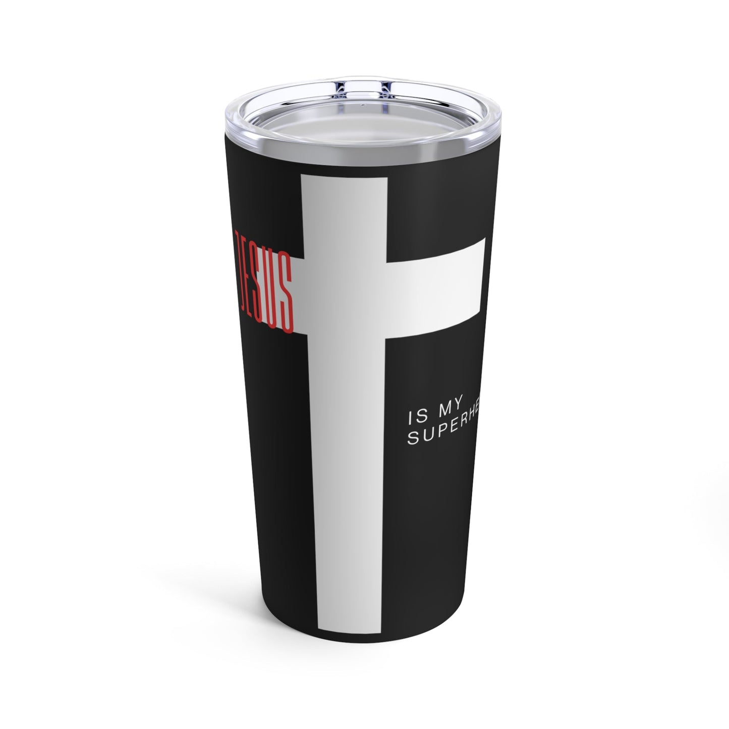 Jesus Is My Superhero Tumbler 20oz - Discipline Over Motivation 247