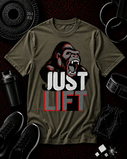 JUST LIFT — GREY FACE EDITION - Discipline Over Motivation 24/7