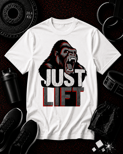 JUST LIFT — GREY FACE EDITION - Discipline Over Motivation 24/7