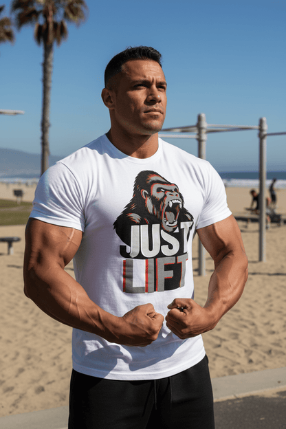 JUST LIFT — GREY FACE EDITION - Discipline Over Motivation 24/7