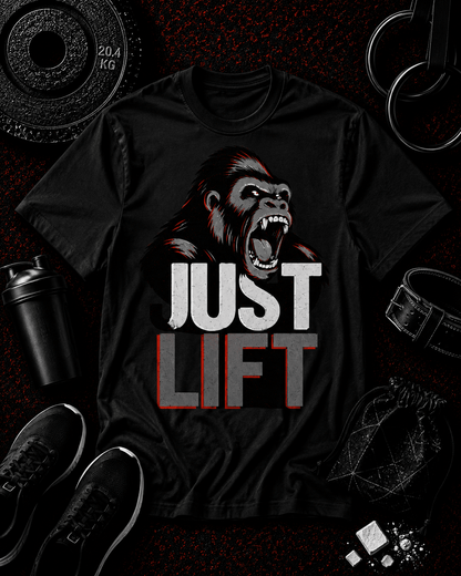JUST LIFT — GREY FACE EDITION - Discipline Over Motivation 24/7