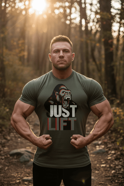 JUST LIFT — GREY FACE EDITION - Discipline Over Motivation 24/7