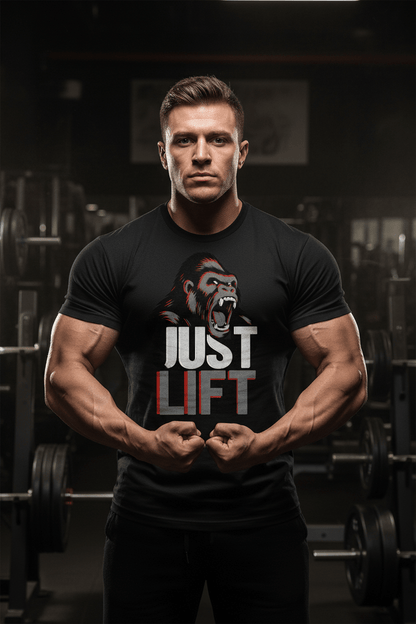 JUST LIFT — GREY FACE EDITION - Discipline Over Motivation 24/7