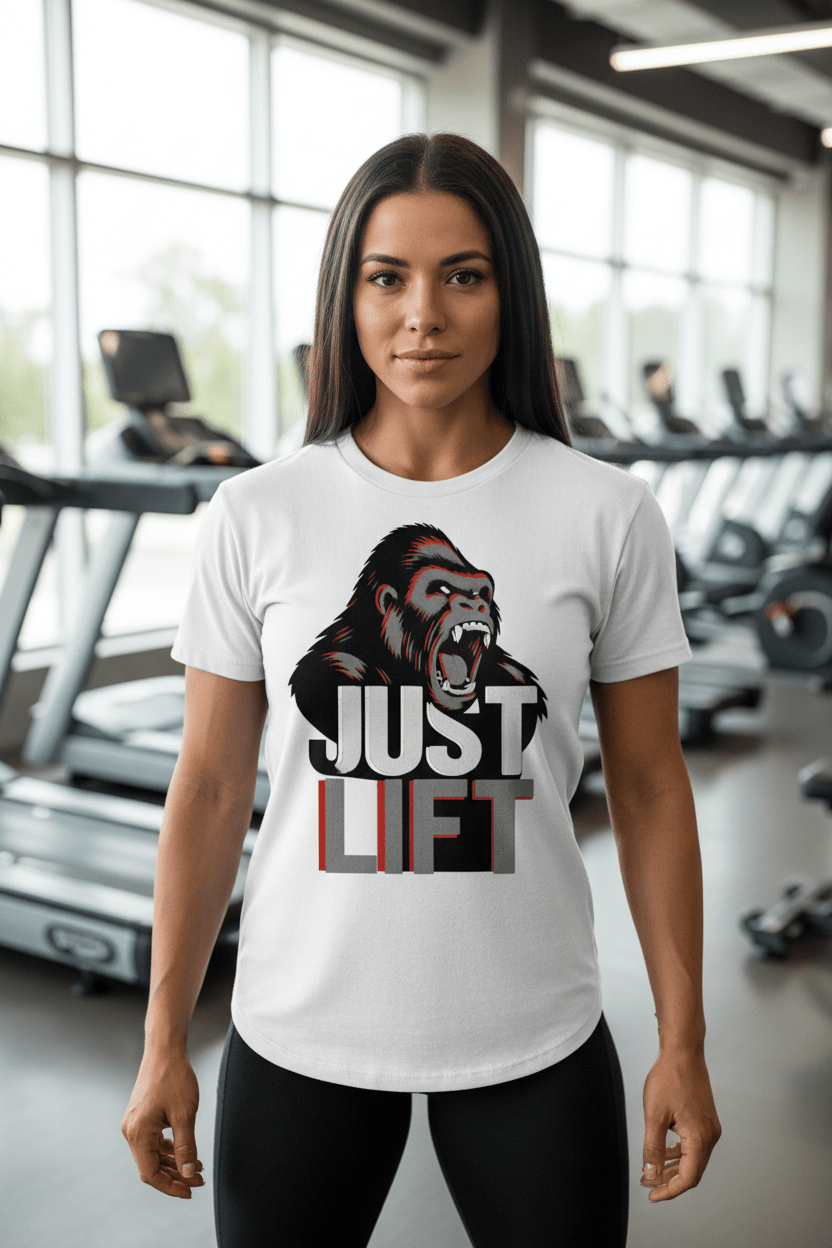 JUST LIFT — GREY FACE EDITION - Discipline Over Motivation 24/7