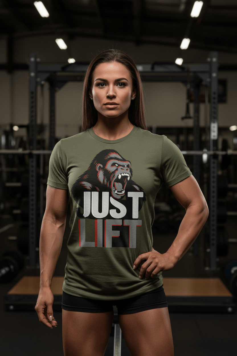 JUST LIFT — GREY FACE EDITION - Discipline Over Motivation 24/7
