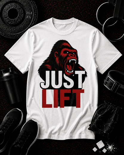 JUST LIFT — RED FACE EDITION - Discipline Over Motivation 24/7