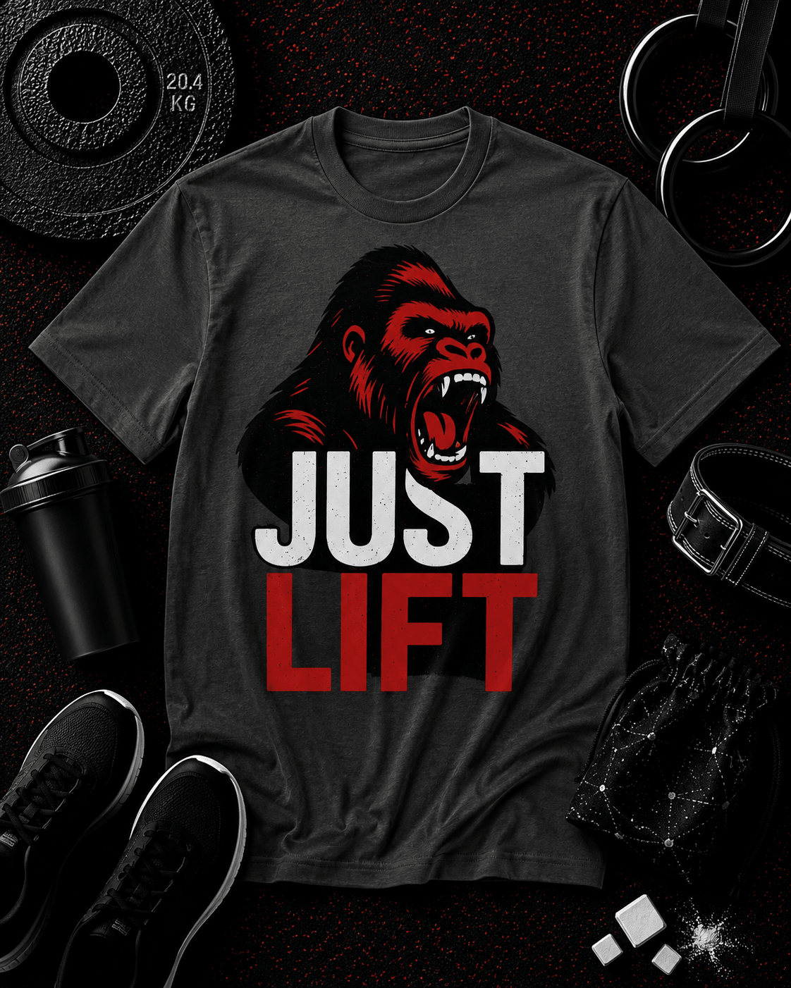 JUST LIFT — RED FACE EDITION - Discipline Over Motivation 24/7