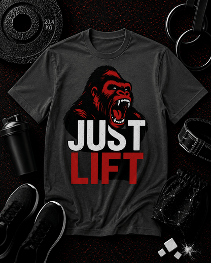 JUST LIFT — RED FACE EDITION - Discipline Over Motivation 24/7