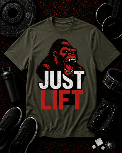 JUST LIFT — RED FACE EDITION - Discipline Over Motivation 24/7