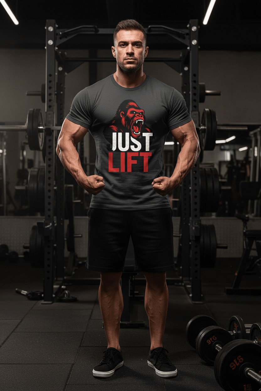JUST LIFT — RED FACE EDITION - Discipline Over Motivation 24/7
