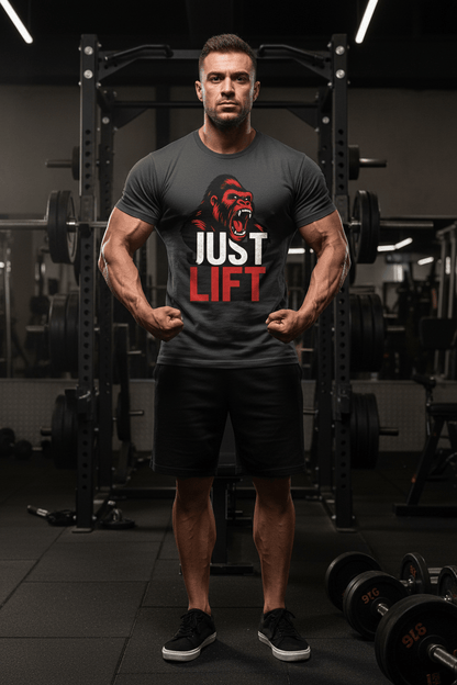 JUST LIFT — RED FACE EDITION - Discipline Over Motivation 24/7
