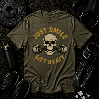 JUST SMILE AND LIFT HEAVY - Discipline Over Motivation 24/7