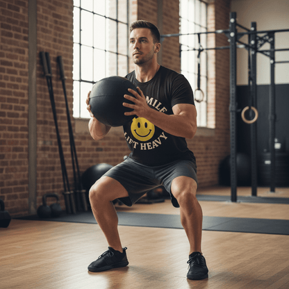 Just Smile Kettle Bell Tee - Discipline Over Motivation 24/7