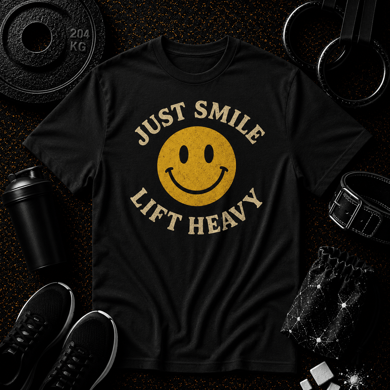 Just Smile Tee - Discipline Over Motivation 24/7