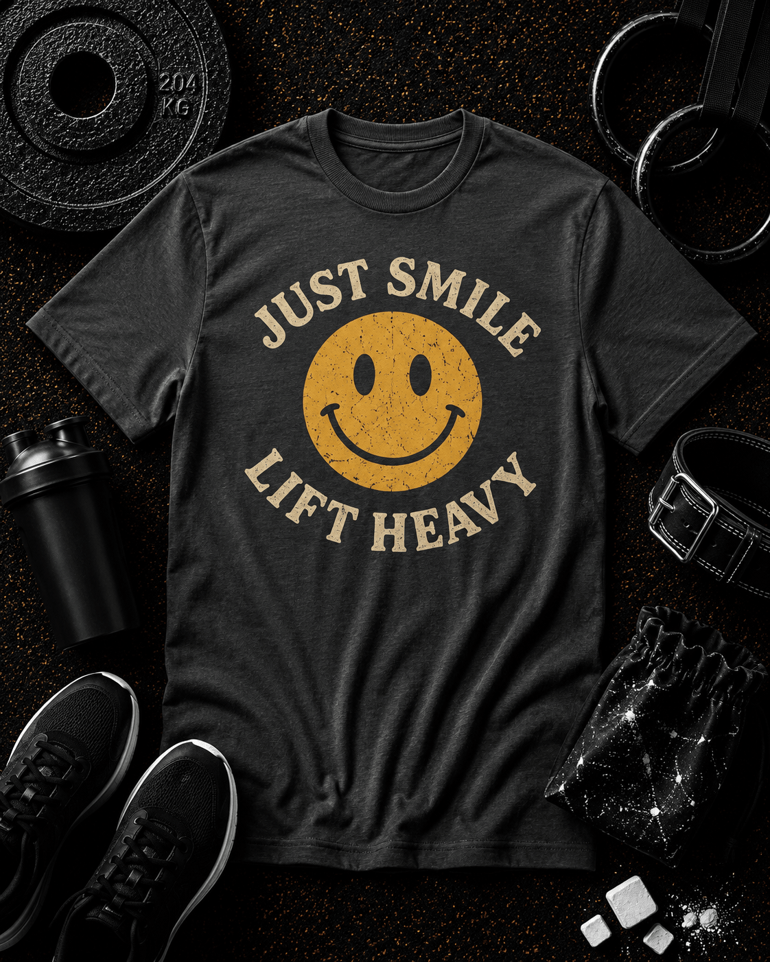 Just Smile Tee - Discipline Over Motivation 24/7