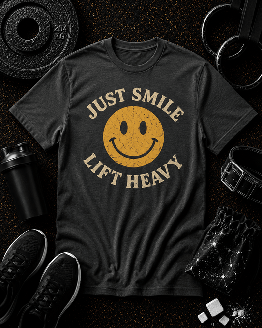 Just Smile Tee - Discipline Over Motivation 24/7