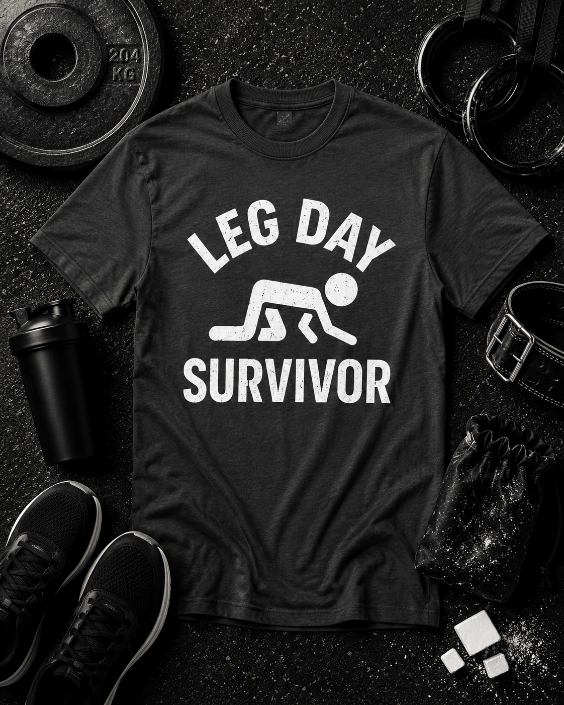 LEG DAY SURVIVOR - Discipline Over Motivation 24/7