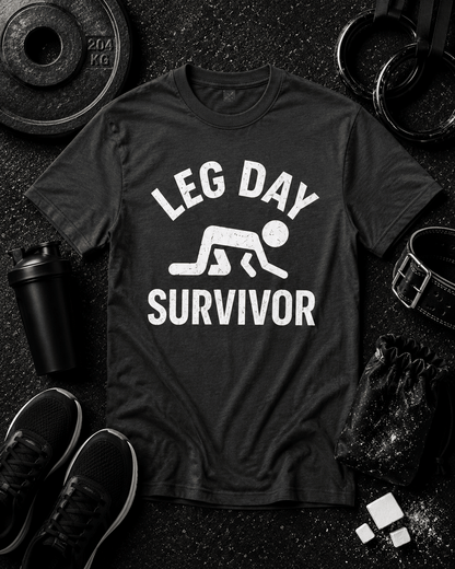 LEG DAY SURVIVOR - Discipline Over Motivation 24/7