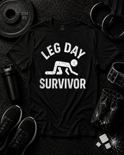 LEG DAY SURVIVOR - Discipline Over Motivation 24/7