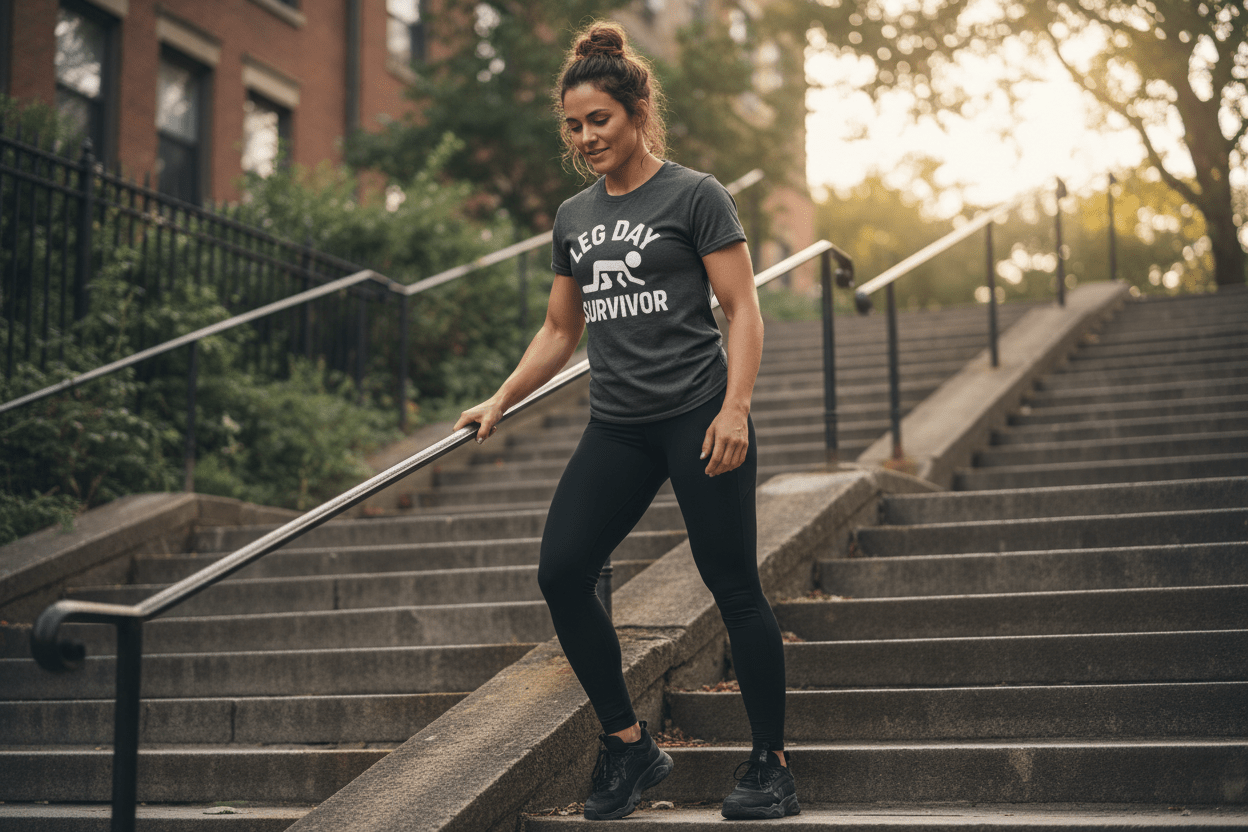 LEG DAY SURVIVOR - Discipline Over Motivation 24/7
