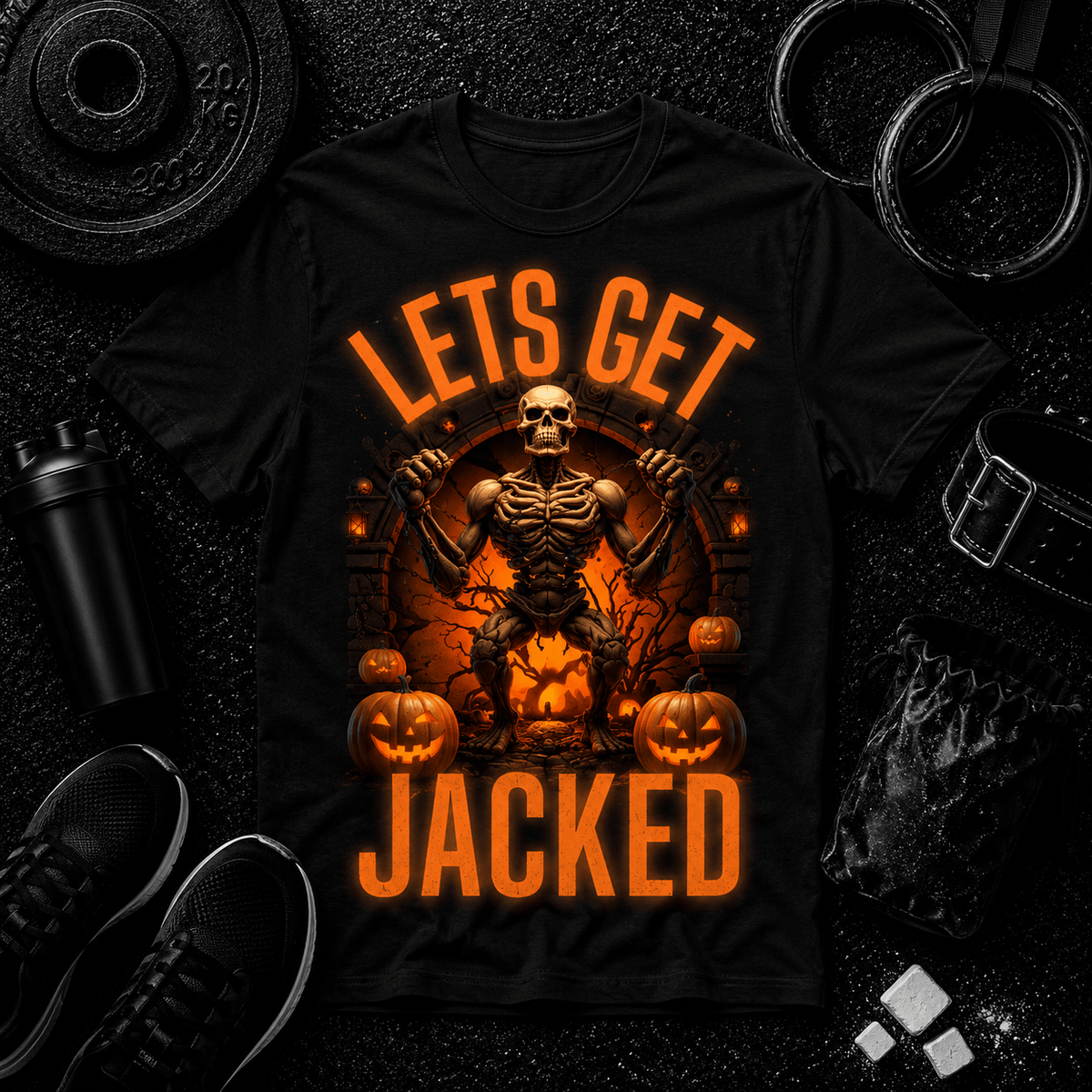 LET’S GET JACKED — BUFF SKELETON EDITION - Discipline Over Motivation 24/7