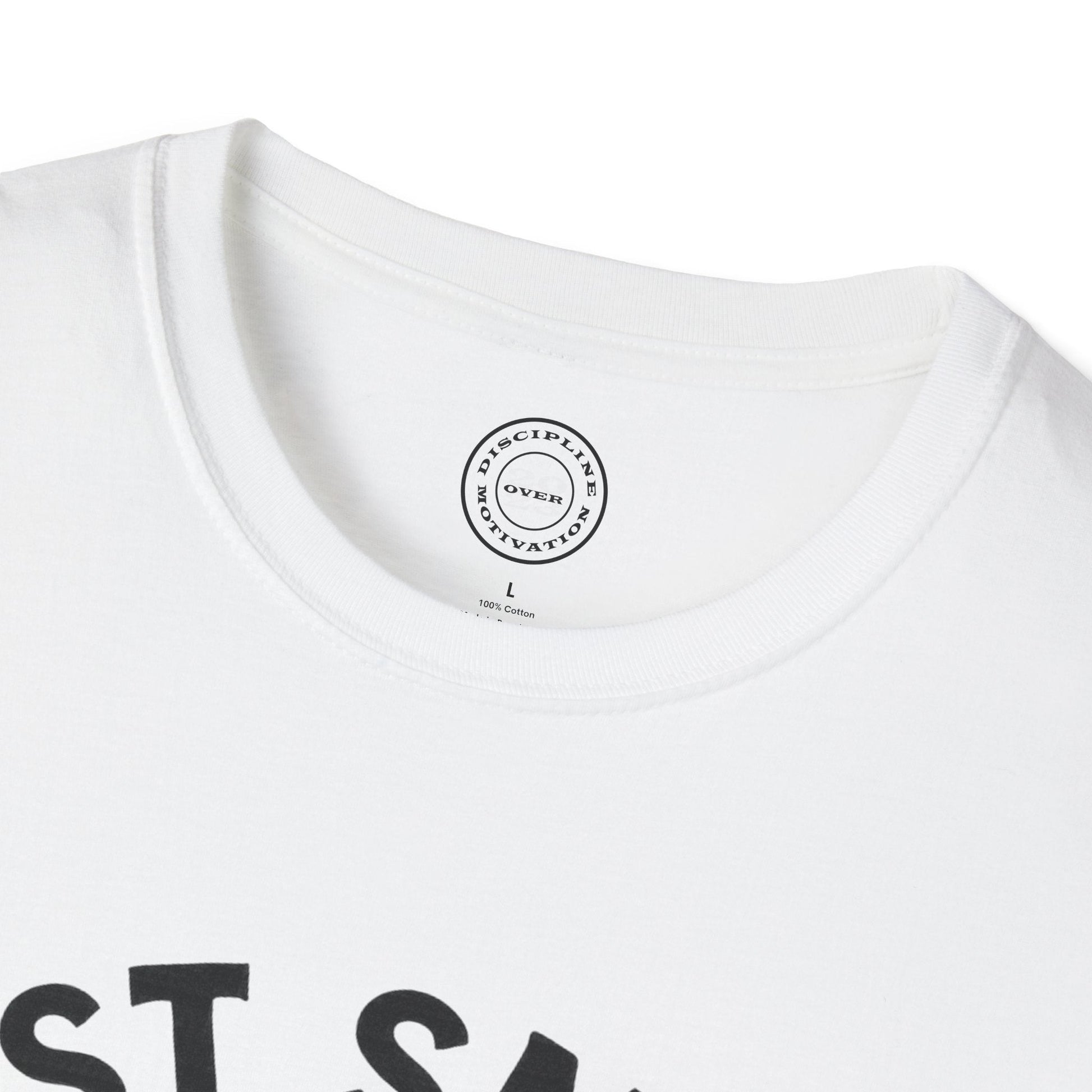 Minimalist Just Smile and Lift Heavy Pump Cover Up T-Shirt | Motivational Gym & Weightlifting Apparel - Discipline Over Motivation 24/7