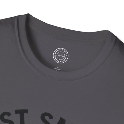 Minimalist Just Smile and Lift Heavy Pump Cover Up T-Shirt | Motivational Gym & Weightlifting Apparel - Discipline Over Motivation 24/7