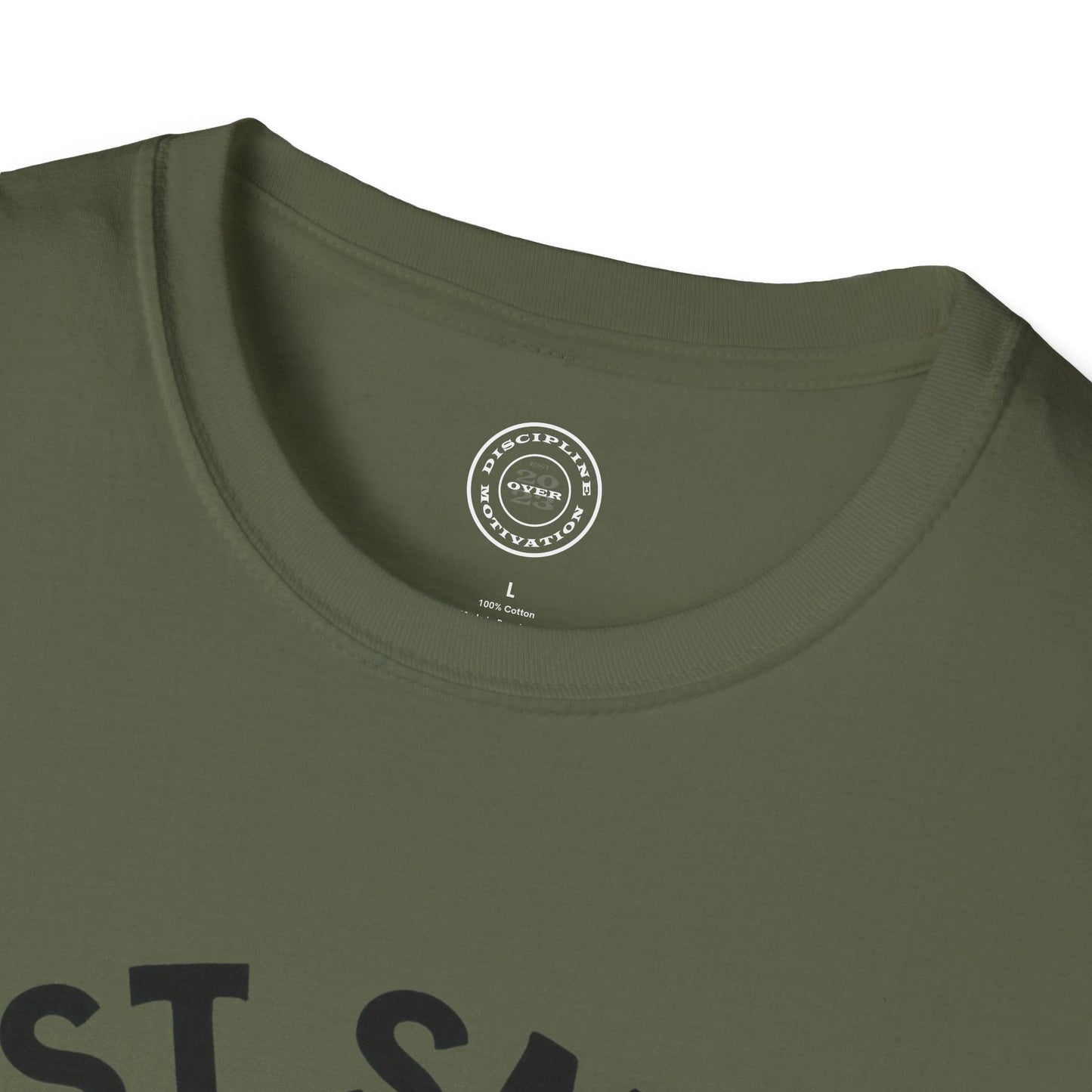 Minimalist Just Smile and Lift Heavy Pump Cover Up T-Shirt | Motivational Gym & Weightlifting Apparel - Discipline Over Motivation 24/7