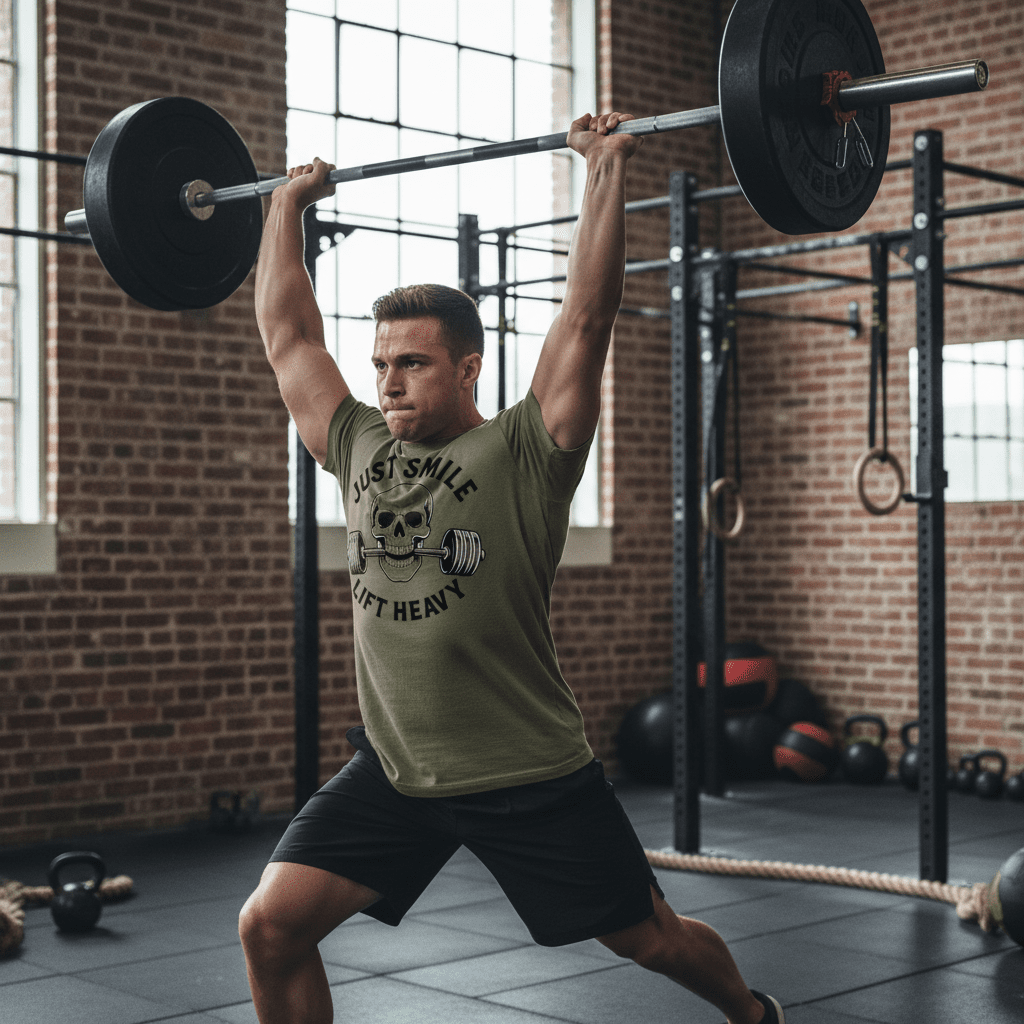 Minimalist Just Smile Tee - Discipline Over Motivation 24/7