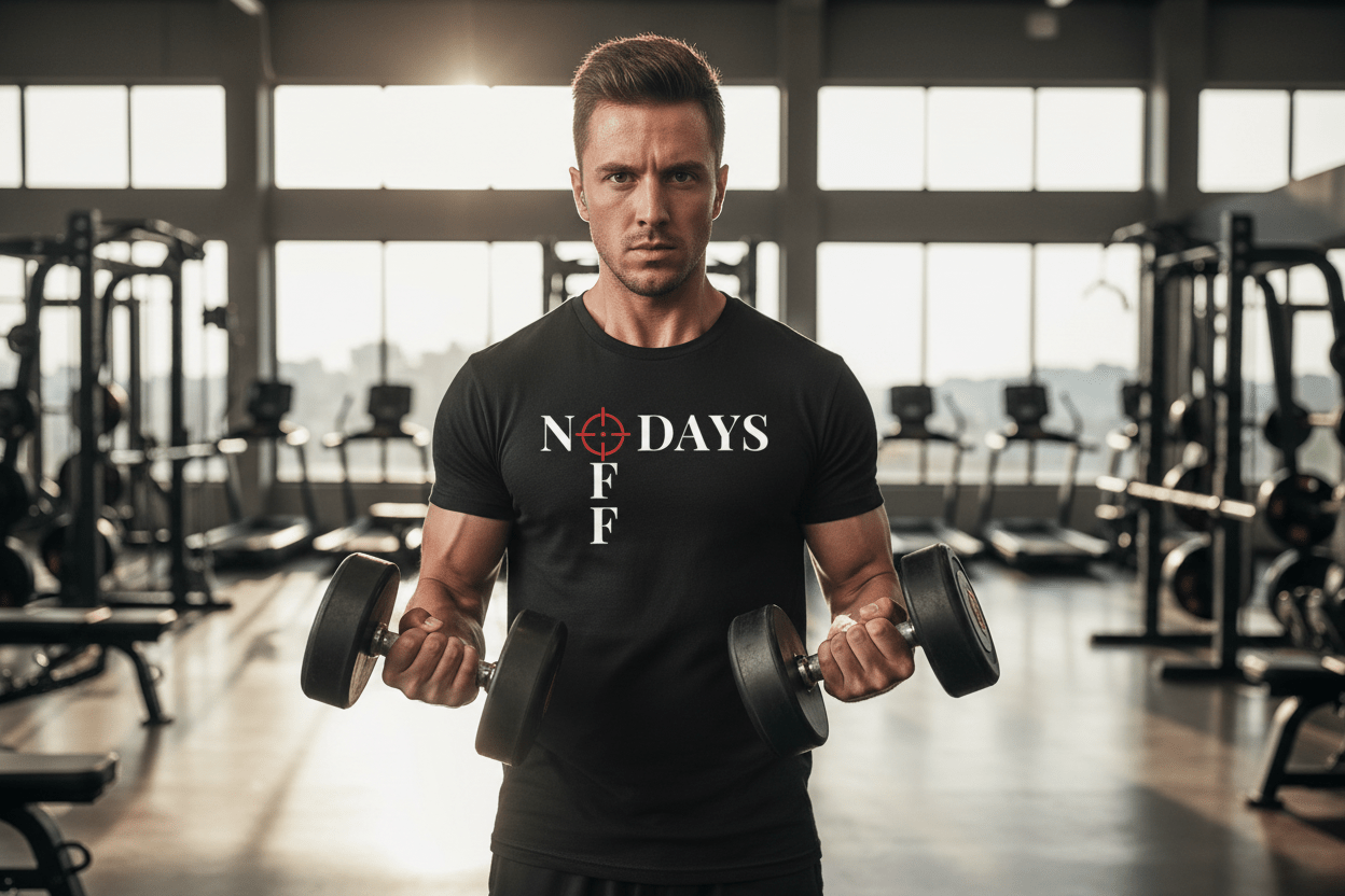 No Days Off OG Tee - Discipline Over Motivation 24/7