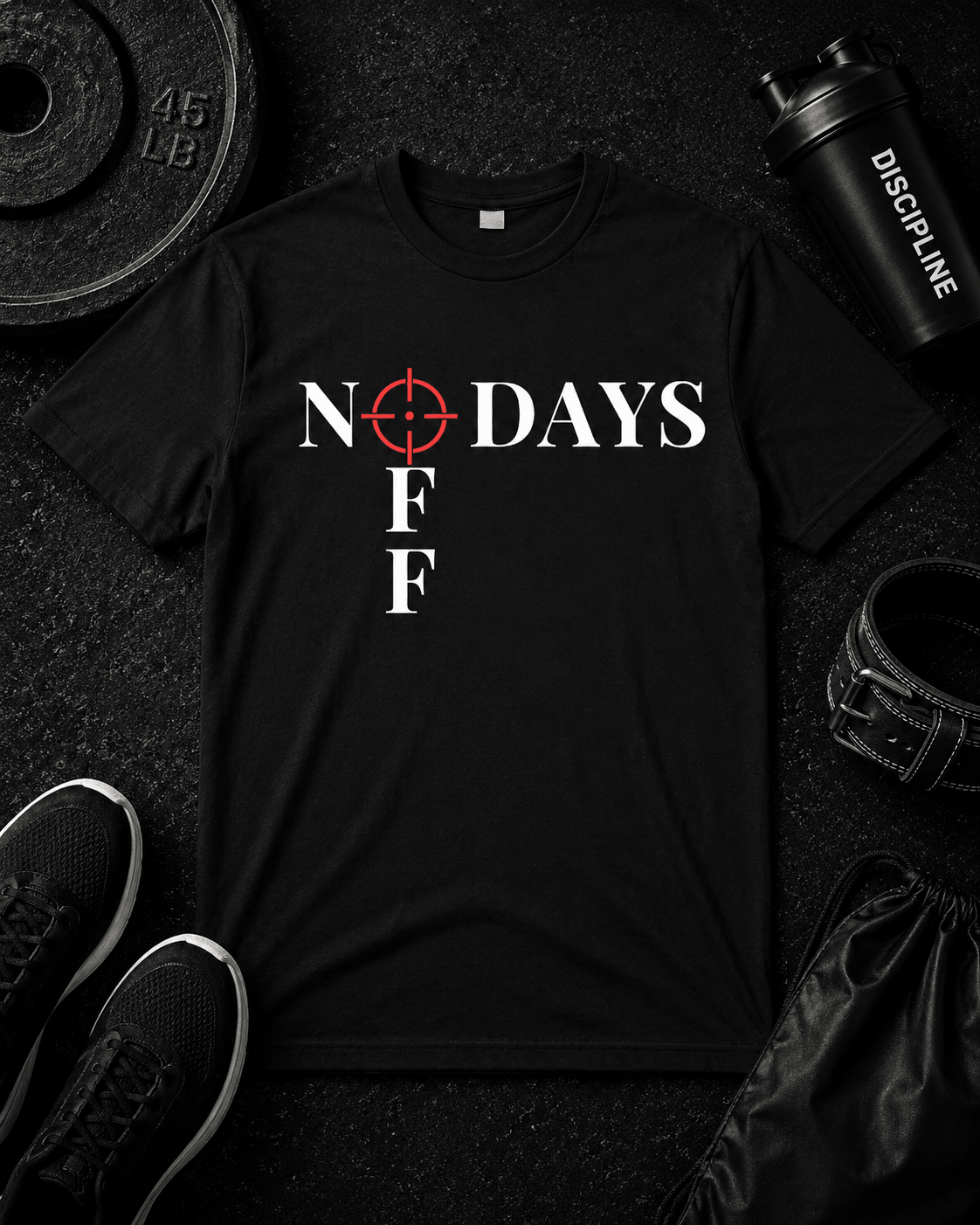 No Days Off OG Tee - Discipline Over Motivation 24/7
