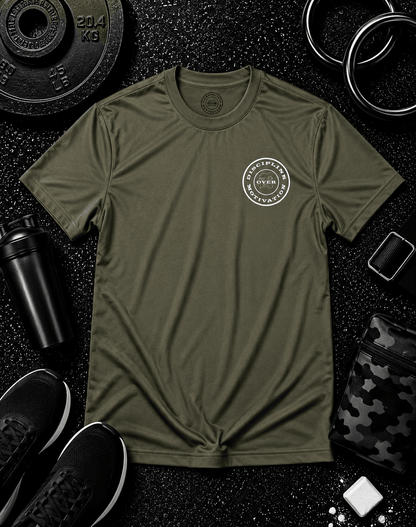Nobody Cares. Do The Work.™ Premium Tee - Discipline Over Motivation 24/7