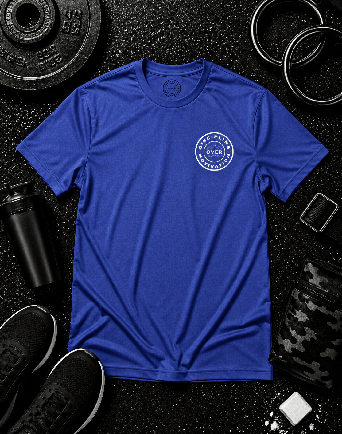 Nobody Cares. Do The Work.™ Premium Tee - Discipline Over Motivation 24/7