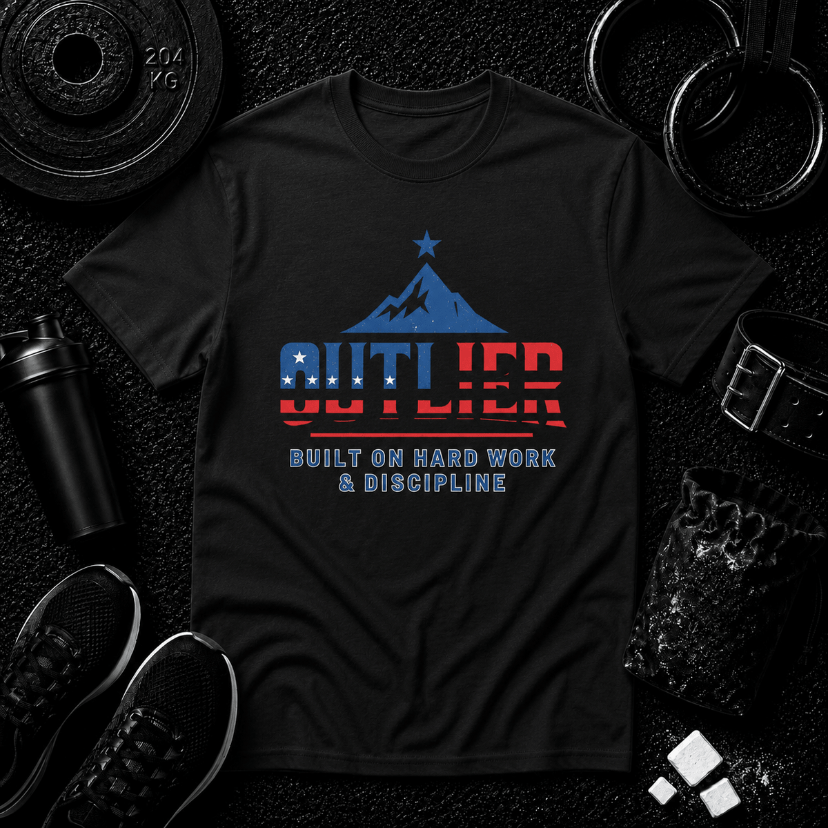 PATRIOTIC OUTLIER - Discipline Over Motivation 24/7