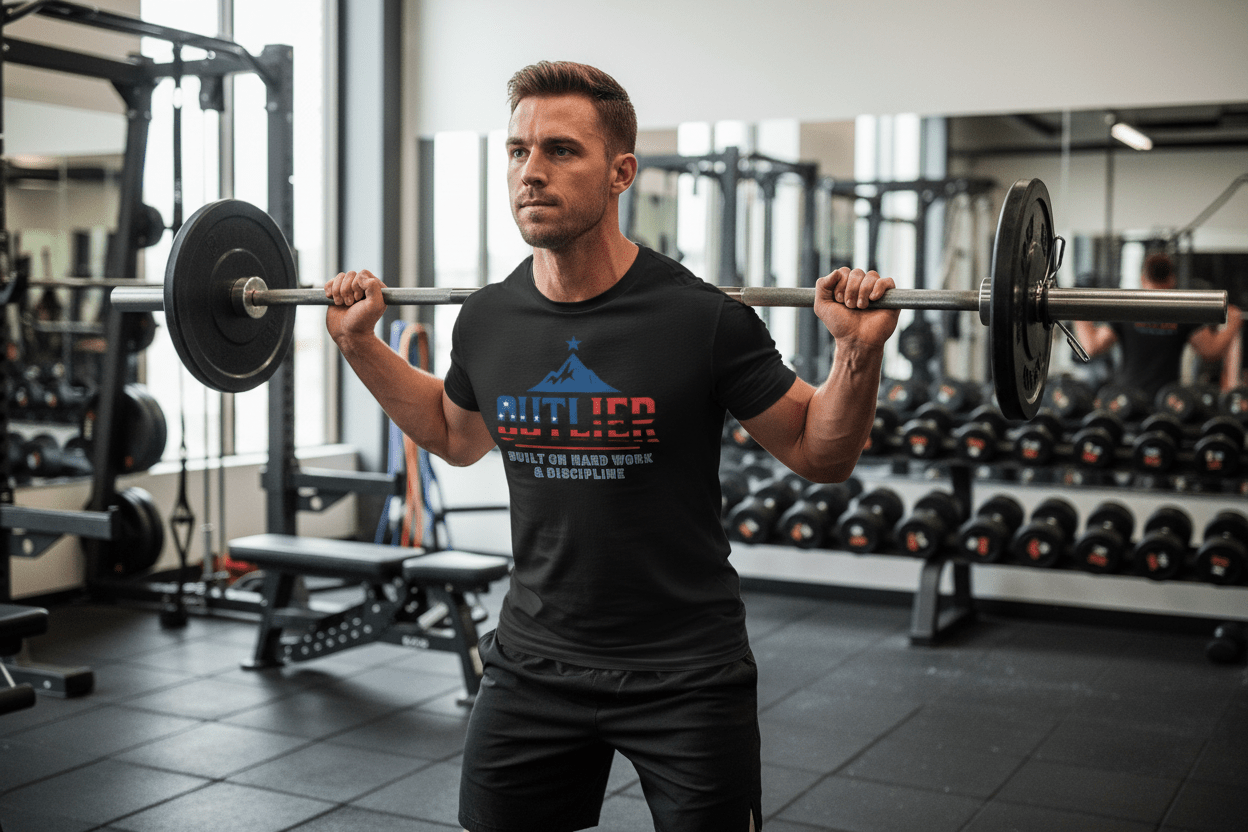 PATRIOTIC OUTLIER - Discipline Over Motivation 24/7