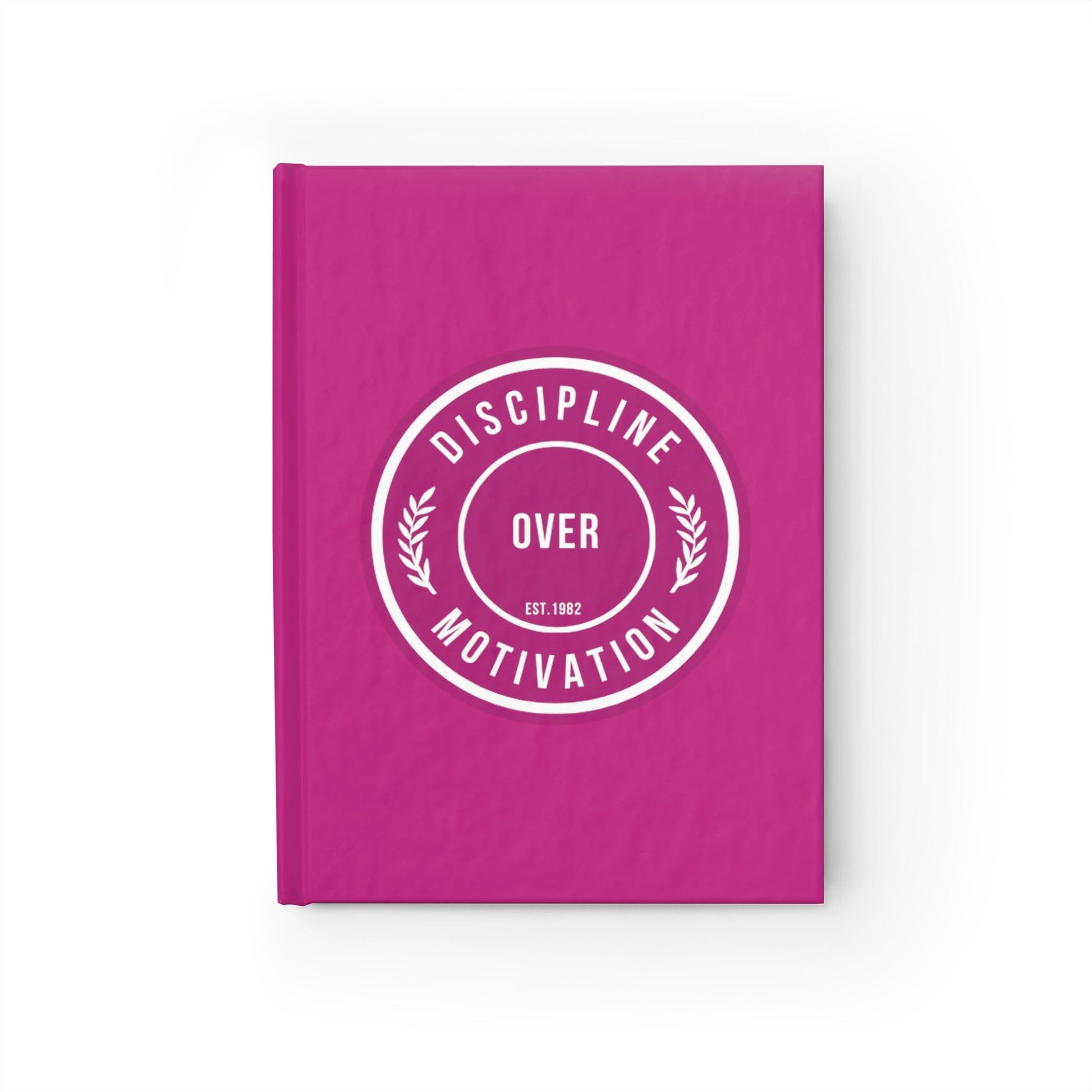 Pink "Daily Discipline Journal Blank Page" - Discipline Over Motivation 247