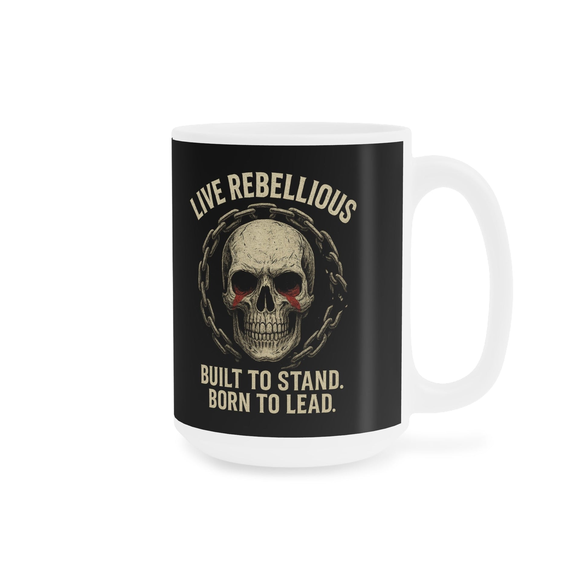 Pirates Live Rebellious Motivational Coffee Mug | Bold Quote Cup for Leaders, Entrepreneurs & Hustlers | Gift for Risk - Takers - Discipline Over Motivation 24/7